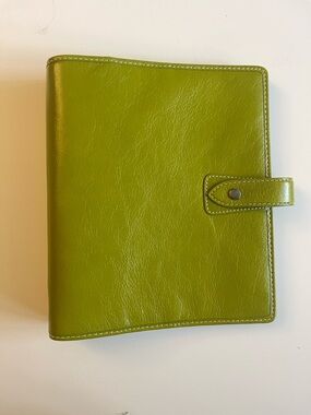 Malden Filofax A5 in Pear with Accessories